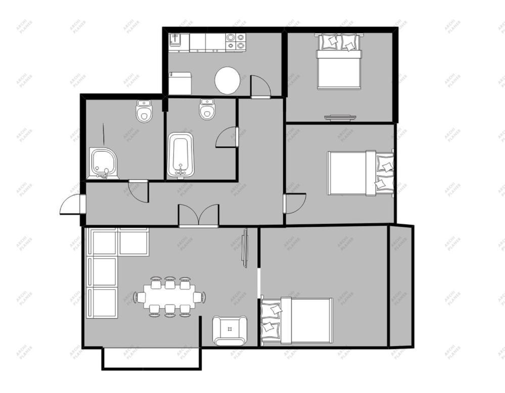 Lion - Palermo Spacious Family 3 Min Walk From The